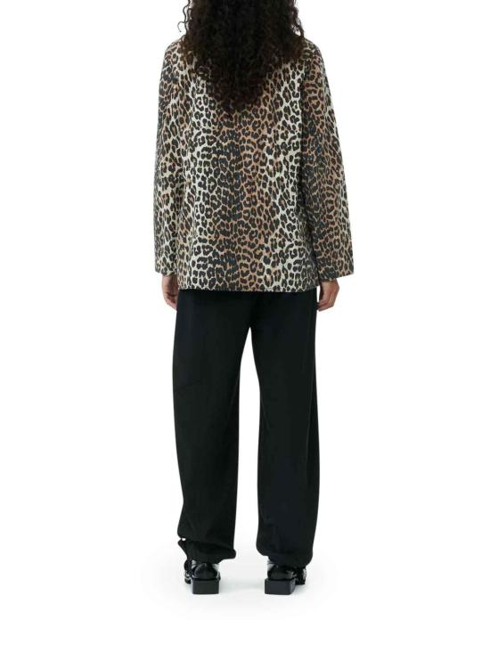  가니 자켓 F8880859 Animal Print - GANNI
