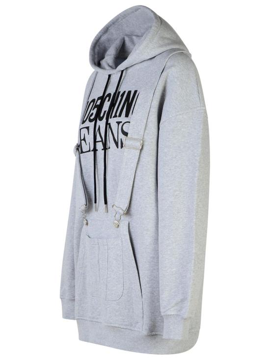 24FW 모스키노 긴팔 티셔츠 A0465 37561488 Grey - MOSCHINO