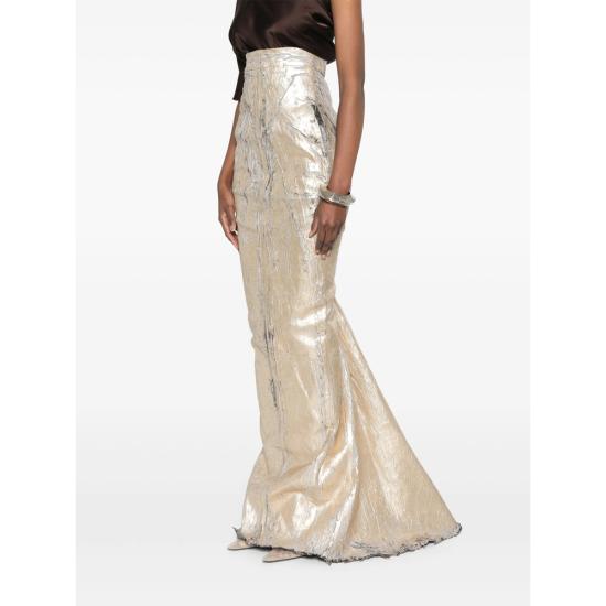 25SS 릭 오웬스 미디 스커트 RO01E7375 SGMC 02 GOLD - RICK OWENS