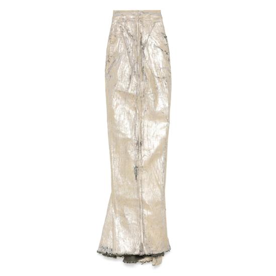 25SS 릭 오웬스 미디 스커트 RO01E7375 SGMC 02 GOLD