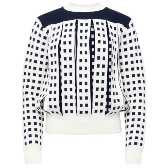 25SS JW앤더슨 자켓 KW1410 YN0438 002 WHITE BLACK