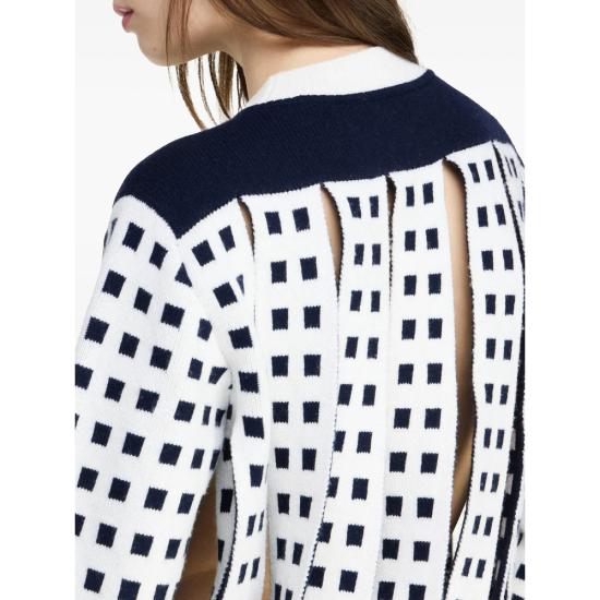 25SS JW앤더슨 자켓 KW1410 YN0438 002 WHITE BLACK - JW ANDERSON