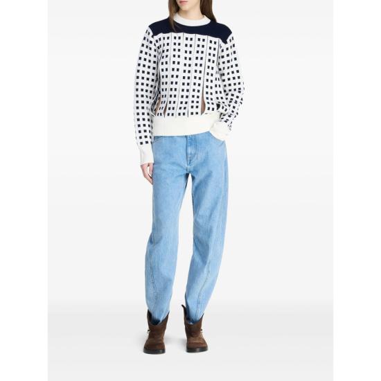 25SS JW앤더슨 자켓 KW1410 YN0438 002 WHITE BLACK - JW ANDERSON