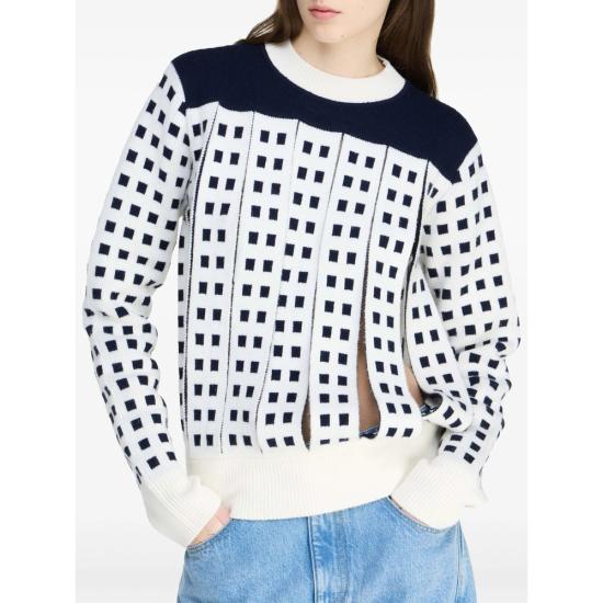 25SS JW앤더슨 자켓 KW1410 YN0438 002 WHITE BLACK - JW ANDERSON