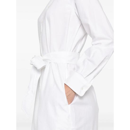 25SS 랄프 로렌 롱 원피스 211928804001 OXFWH WHITE - RALPH LAUREN