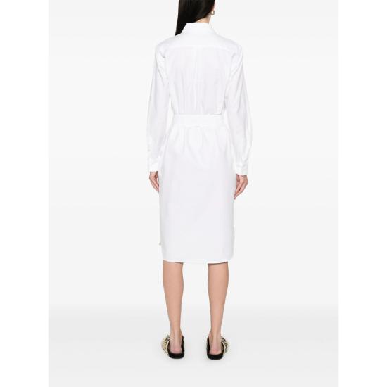 25SS 랄프 로렌 롱 원피스 211928804001 OXFWH WHITE - RALPH LAUREN