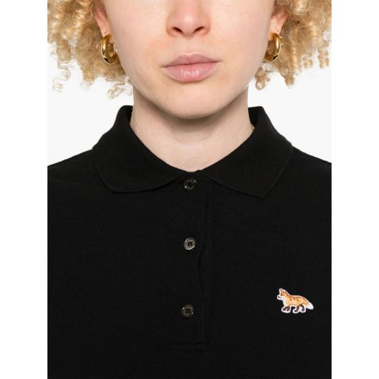 25SS 메종키츠네 폴로 티셔츠 OW00207KJ7010 BLACK - MAISON KITSUNE