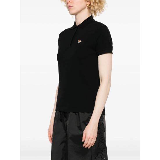 25SS 메종키츠네 폴로 티셔츠 OW00207KJ7010 BLACK - MAISON KITSUNE
