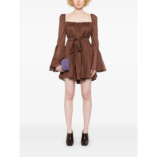 25SS 안다마네 숏 원피스 TM170191A TNC108 MOKA BROWN - ANDAMANE