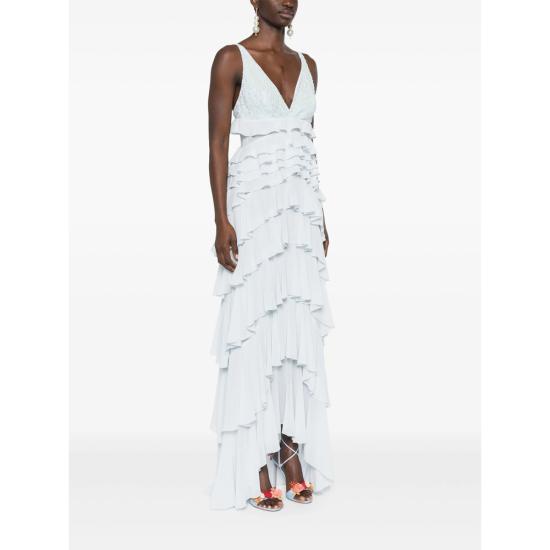 25SS 엘리자베타프랜치 롱 원피스 ABR4252E2 A28 BLUE - ELISABETTA FRANCHI