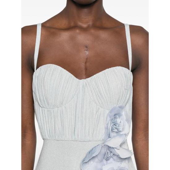 25SS 엘리자베타프랜치 롱 원피스 ABR2252E2 A28 BLUE - ELISABETTA FRANCHI