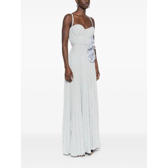 25SS 엘리자베타프랜치 롱 원피스 ABR2252E2 A28 BLUE - ELISABETTA FRANCHI