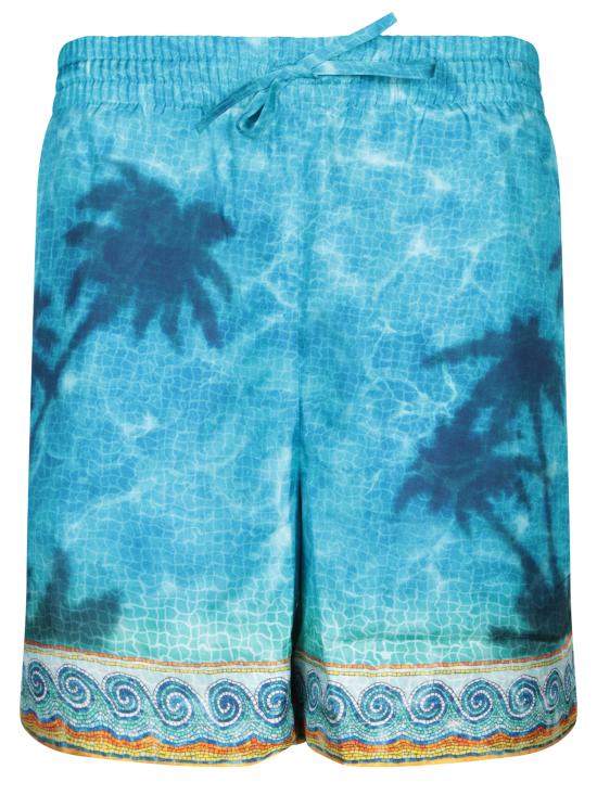 25SS 카사블랑카 숏팬츠 MS25TR012 07 Blue