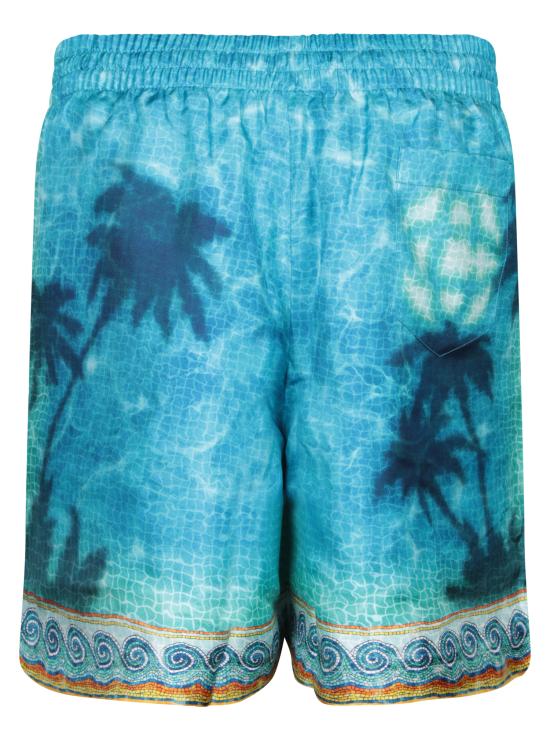 25SS 카사블랑카 숏팬츠 MS25TR012 07 Blue - CASABLANCA