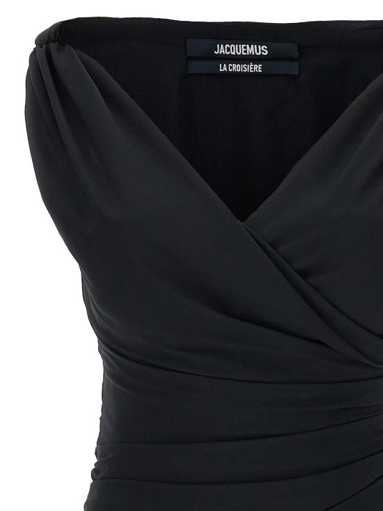 25SS 자크뮈스 숏 원피스 25E251DR2261767990 Black - JACQUEMUS