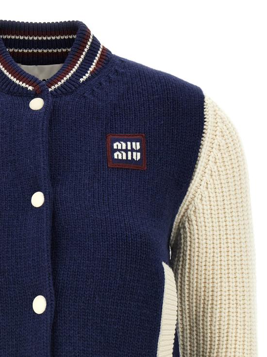 25SS 미우미우 가디건 MMJ126SOOO15Z3F056H Multicolor - MIU MIU