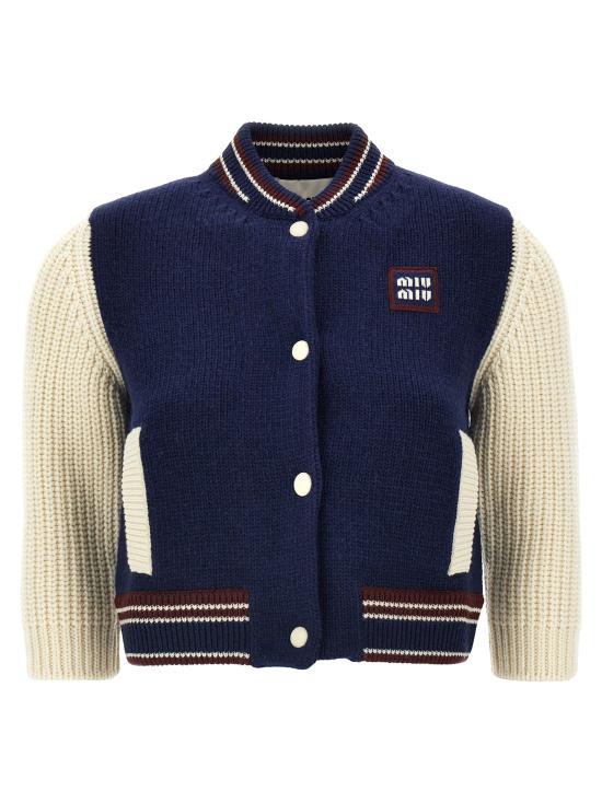 25SS 미우미우 가디건 MMJ126SOOO15Z3F056H Multicolor