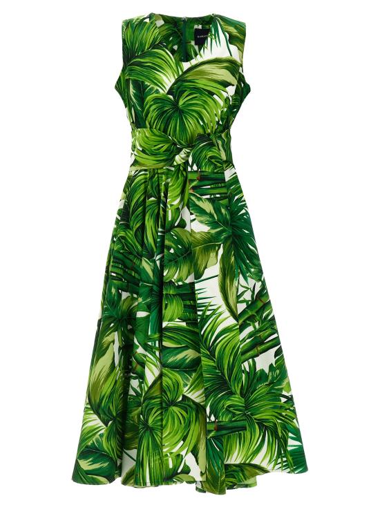 25SS 사만다 성 롱 원피스 ABELIADRESSSLEEVELESSWHGREENLIGHTERCOLOR Green - SAMANTHA SUNG