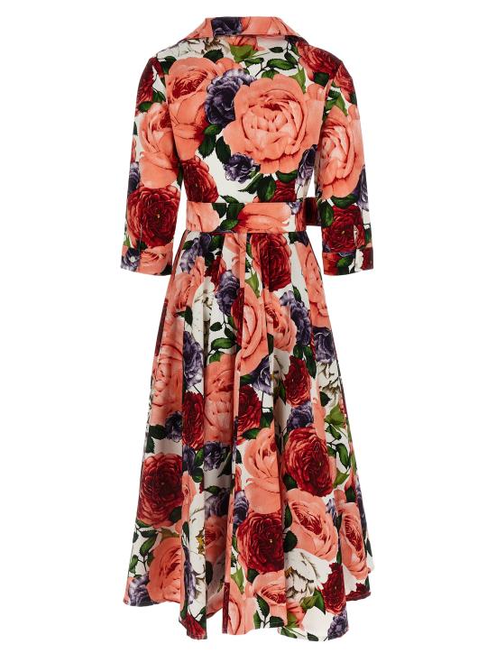 25SS 사만다 성 미디 원피스 ABELIADRESS34SWHITECORAL Multicolor - SAMANTHA SUNG