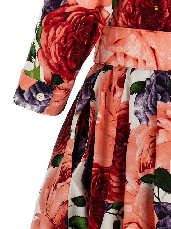 25SS 사만다 성 미디 원피스 ABELIADRESS34SWHITECORAL Multicolor - SAMANTHA SUNG