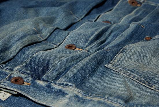25SS TAIGA TAKAHASHI / T.T 데님 자켓 LOT.703 데님 재킷 C.1920'S - 손상된 인디고 TTCORE703 - OTHER BRANDS
