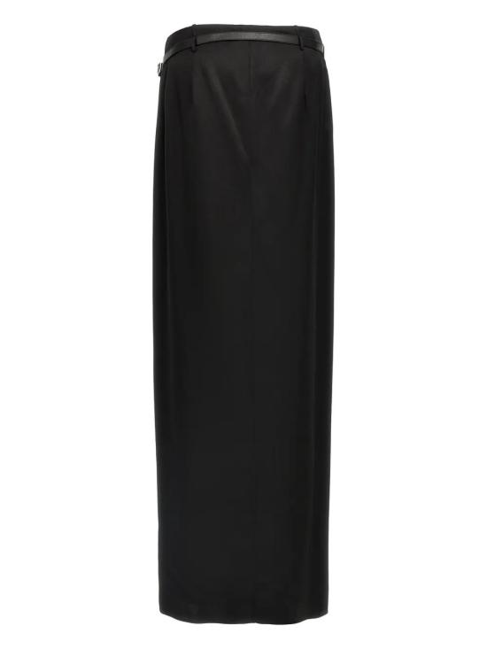 25SS 톰포드 롱 스커트 GC5799FAX1512 LB999 BLACK - TOMFORD