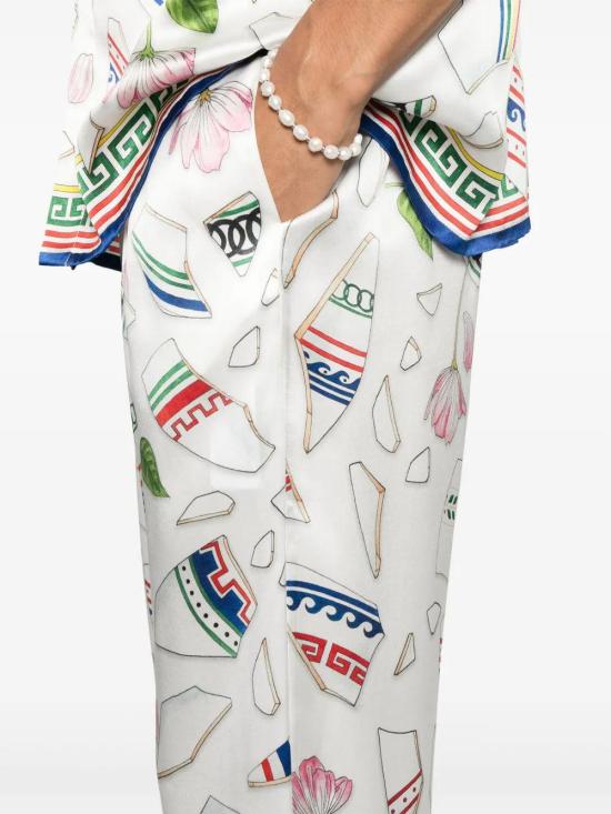 25SS 카사블랑카 스트레이트 팬츠 MPS25TR060 01 M - CASABLANCA