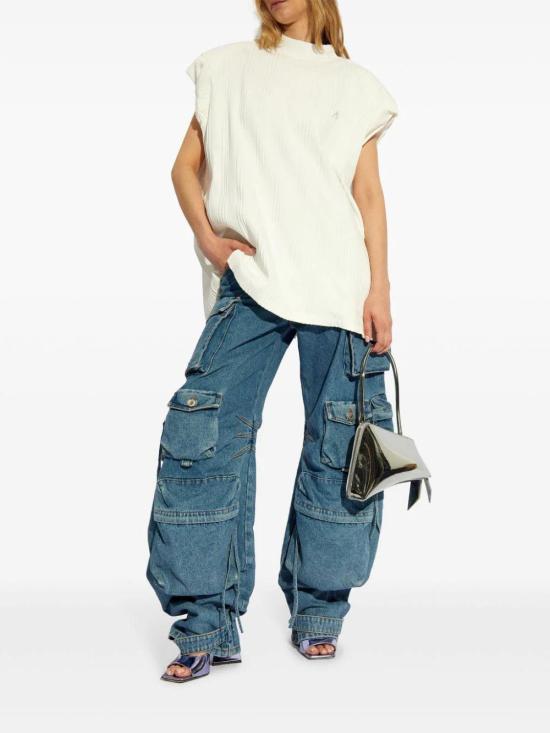 25FW 디 아티코 민소매 티셔츠 247WCT182J048 001 DS025861 - THE ATTICO