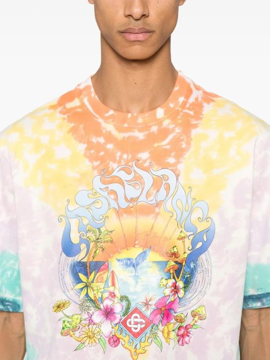 25SS 카사블랑카 반팔 티셔츠 MS25JTS027 01 S - CASABLANCA