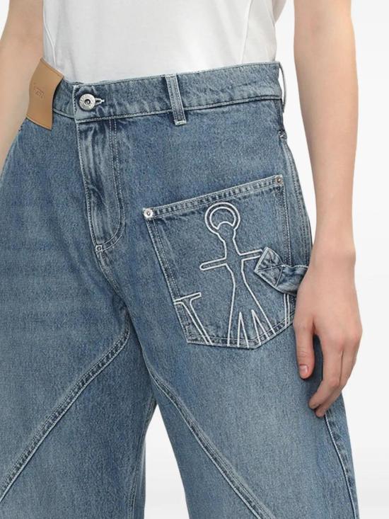 26FW JW앤더슨 트위스트 워크웨어 진 DT0102PG1735804 DS026639 - JW ANDERSON