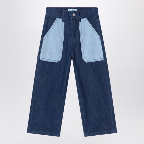  [키즈] 겐조 스트레이트 팬츠 K61098 ADE Blue