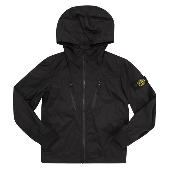 25SS [키즈] 스톤 아일랜드 캐주얼 자켓 K1S164100005 BLACK