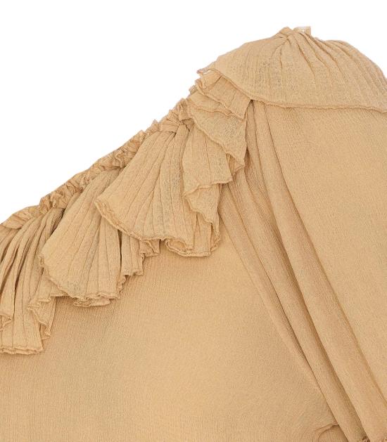 25SS 생로랑 미디 원피스 819589 Y3K459520 Beige - SAINT LAURENT