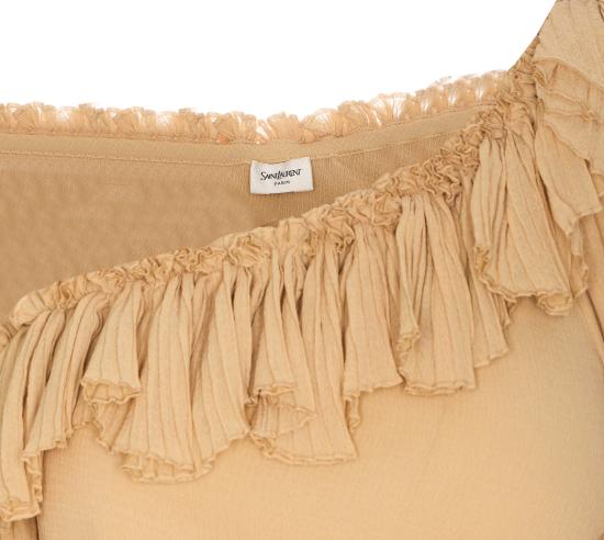 25SS 생로랑 미디 원피스 819589 Y3K459520 Beige - SAINT LAURENT