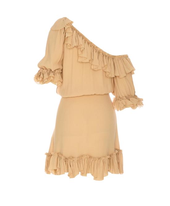 25SS 생로랑 미디 원피스 819589 Y3K459520 Beige - SAINT LAURENT