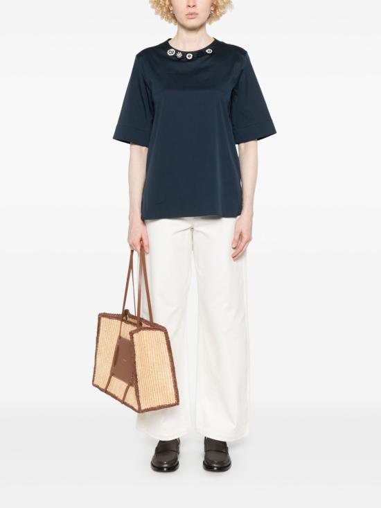 25SS 막스마라 블라우스 2519111011600 057 Blue - MAX MARA