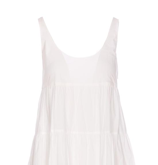 25SS 마이클 코어스 미디 원피스 MS582WLF4C 100 White - MICHAEL KORS