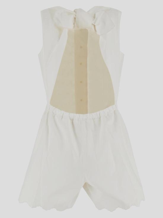 25SS 파투 숏 원피스 JU0030017 001W White - PATOU