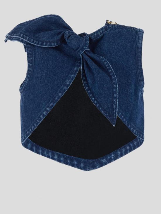 25SS 파투 민소매 티셔츠 TO1610216 661B Ink blue - PATOU