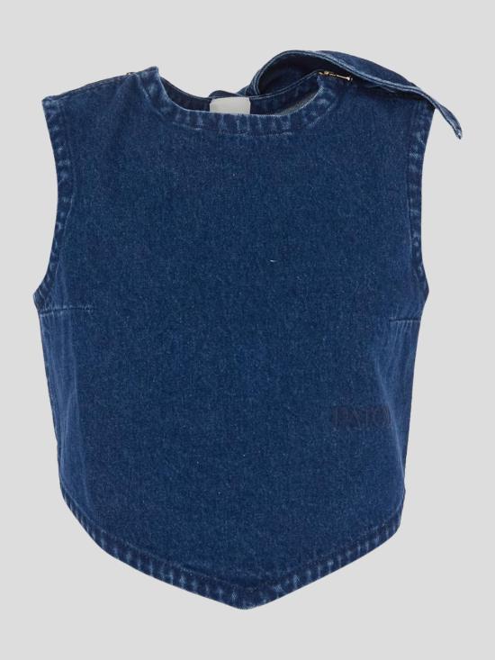 25SS 파투 민소매 티셔츠 TO1610216 661B Ink blue