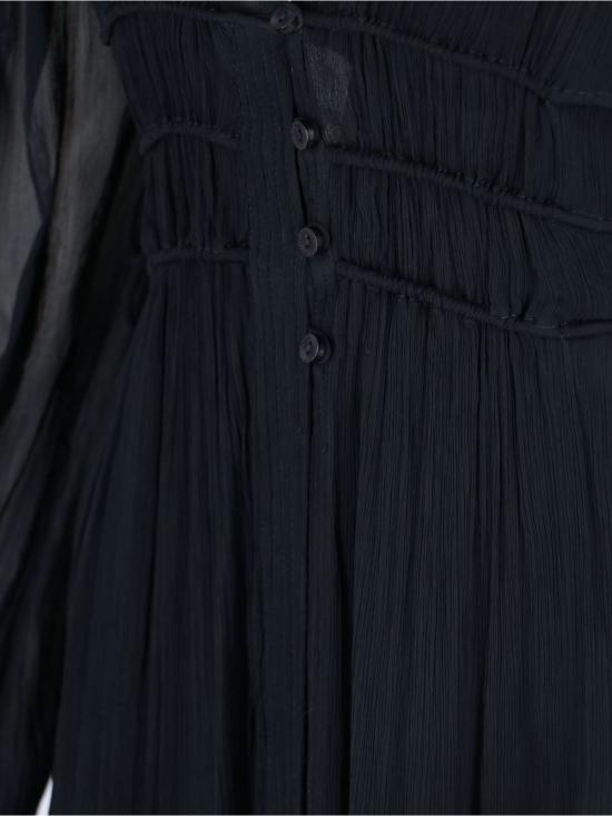 25SS 이자벨마랑에뚜왈 롱 원피스 RO0668FA C1J07E 01BK Black - ISABEL MARANT ETOILE