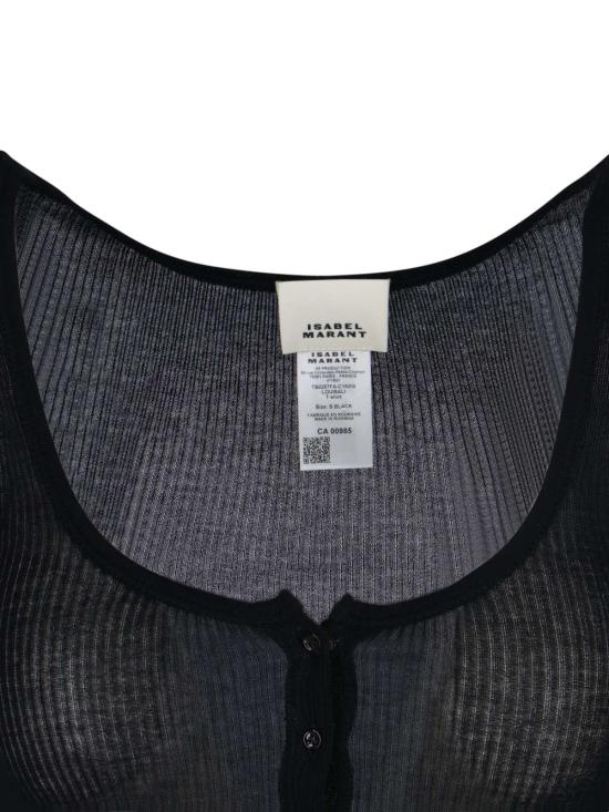 25SS 이자벨마랑 민소매 티셔츠 TS0257FA C1N03I 01BK Black - ISABEL MARANT