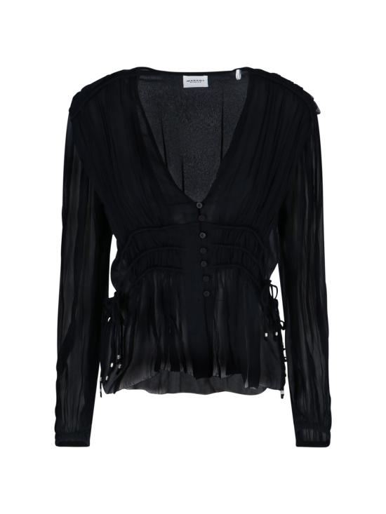 25SS 이자벨마랑에뚜왈 블라우스 HT0552FA C1J07E 01BK Black