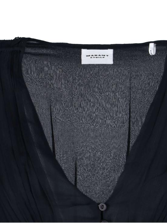 25SS 이자벨마랑에뚜왈 블라우스 HT0552FA C1J07E 01BK Black - ISABEL MARANT ETOILE