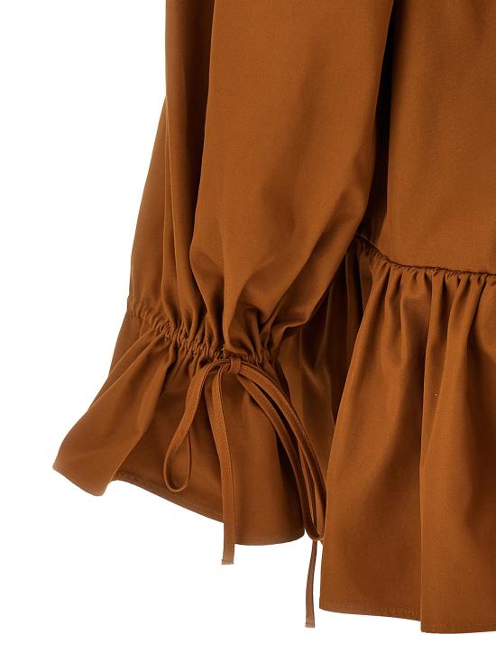 25SS 생로랑 숏 원피스 820312Y3A992498 Brown - SAINT LAURENT