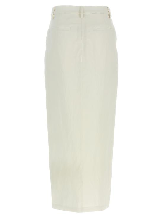 25SS 브루넬로 쿠치넬리 숏 스커트 MH540G3814C600 White - BRUNELLO CUCINELLI