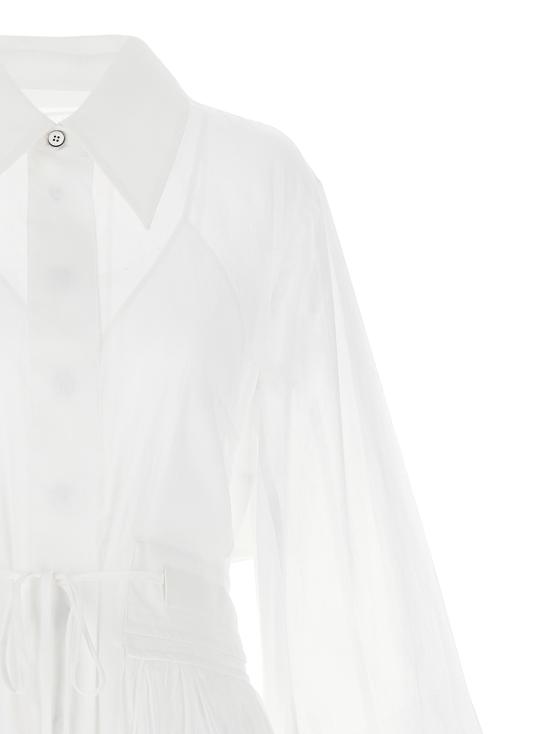 25SS 질샌더 미디 원피스 J02CT0440J45014100 White - JIL SANDER