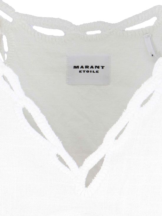 25SS 이자벨마랑에뚜왈 민소매 티셔츠 HT0537FA C1J12E 20WH White - ISABEL MARANT ETOILE