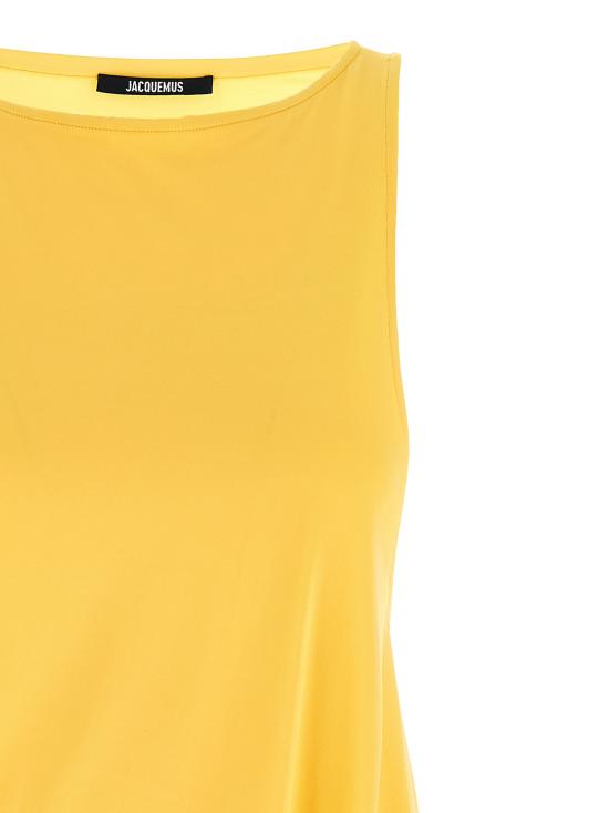 25SS 자크뮈스 숏 스커트 25E251DR2422381250 Yellow - JACQUEMUS