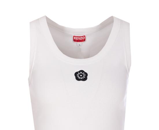 25SS 겐조 민소매 티셔츠 FF52TO7384SJ 01 White - KENZO